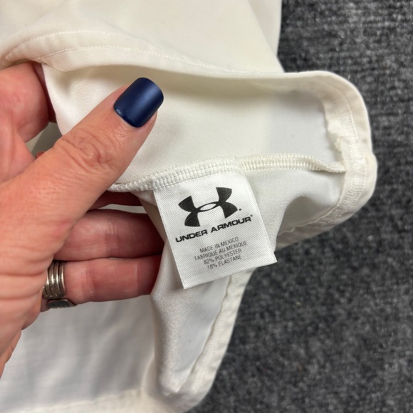 UNDER ARMOUR Men’s White Short Sleeve Heat Gear Shirt size: XXL - Picture 4 of 6